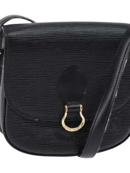 LOUIS VUITTON Epi Saint Cloud PM Shoulder Bag Black M52212 LV Auth 147467A - Picture 1 of 16